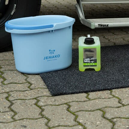 The product is shown in an exemplary application