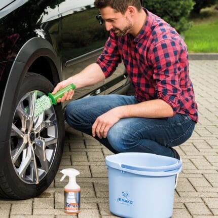 The product is shown in an exemplary application