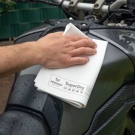 The product is shown in an exemplary application