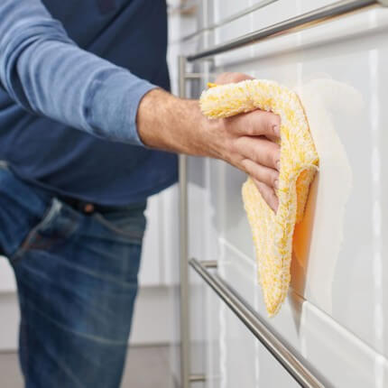 The product is shown in an exemplary application