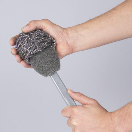 The product is shown in an exemplary application