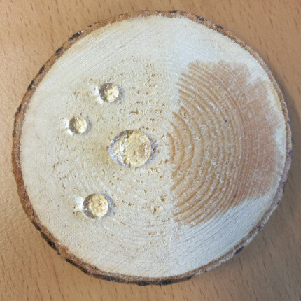 The product is shown in an exemplary application