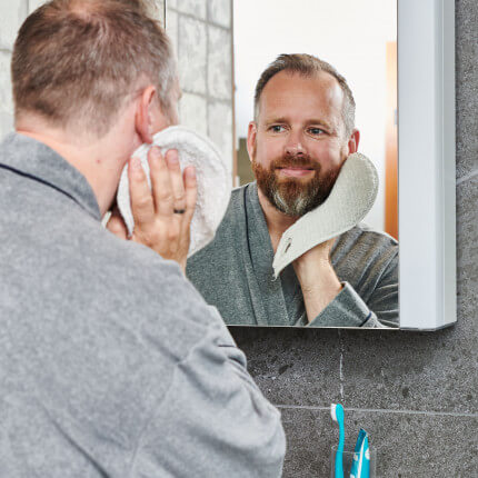 The product is shown in an exemplary application