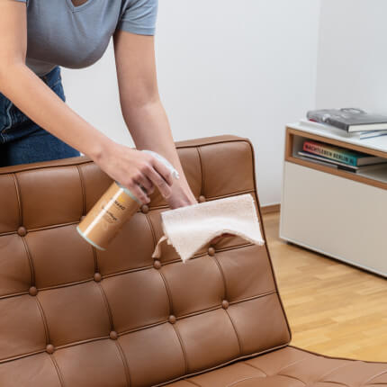 The product is shown in an exemplary application