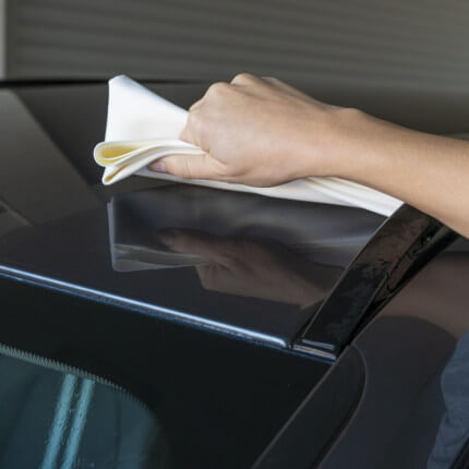 The product is shown in an exemplary application