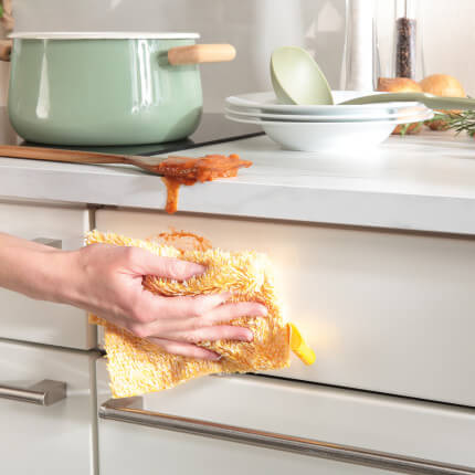 The product is shown in an exemplary application