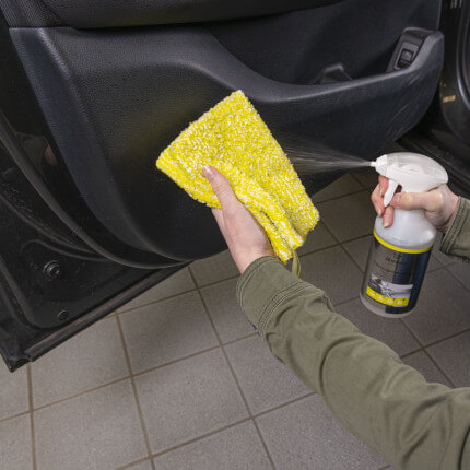 The product is shown in an exemplary application